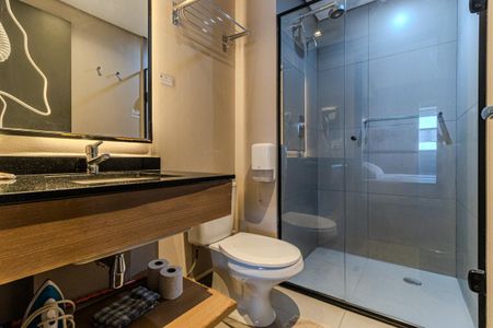 Studio para alugar com 25m², 1 quarto e sem vaga Studio para alugar com 25m², 1 quarto e sem vagaBanheiro