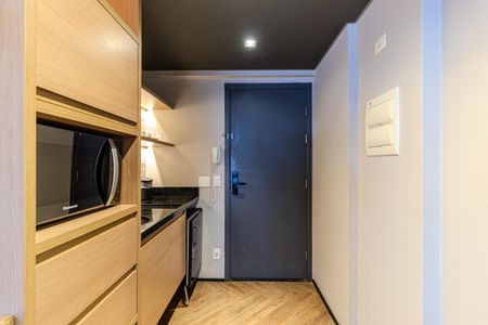 Studio para alugar com 25m², 1 quarto e sem vaga Studio para alugar com 25m², 1 quarto e sem vagaCozinha