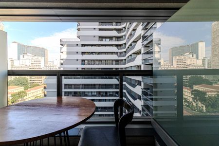 Studio para alugar com 25m², 1 quarto e sem vaga Studio para alugar com 25m², 1 quarto e sem vagaVaranda