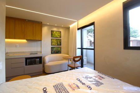 Sala/Quarto de casa de condomínio para alugar com 1 quarto, 24m² em Moema, São Paulo