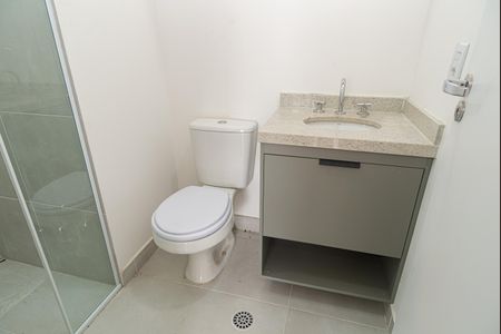 Studio para alugar com 34m², 1 quarto e 1 vaga Studio para alugar com 34m², 1 quarto e 1 vagaBanheiro