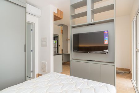 Studio para alugar com 34m², 1 quarto e 1 vaga Studio para alugar com 34m², 1 quarto e 1 vagaQuarto
