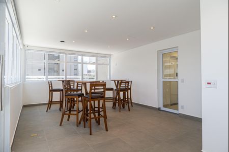 Studio para alugar com 34m², 1 quarto e 1 vaga Studio para alugar com 34m², 1 quarto e 1 vagaÁrea comum - Salão Gourmet