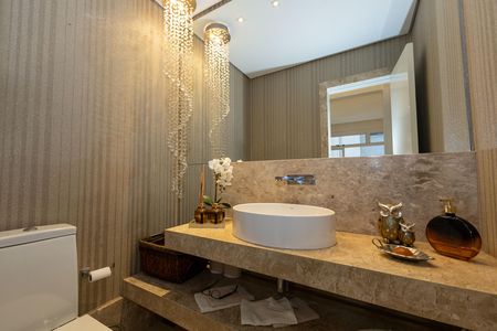 Lavabo da Sala de Jantar de apartamento para alugar com 4 quartos, 198m² em Santo Antônio, Belo Horizonte