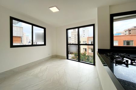 Varanda da Sala de apartamento à venda com 3 quartos, 101m² em Anchieta, Belo Horizonte