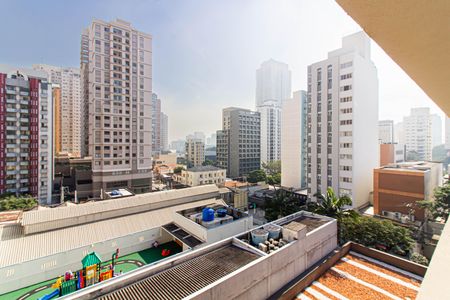 Studio para alugar com 25m², 1 quarto e sem vaga Studio para alugar com 25m², 1 quarto e sem vagaVaranda