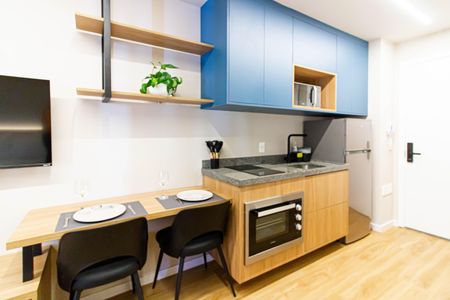 Cozinha de kitnet/studio à venda com 1 quarto, 25m² em Perdizes, São Paulo