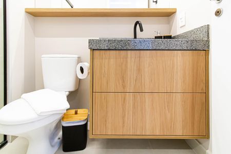 Studio para alugar com 25m², 1 quarto e sem vaga Studio para alugar com 25m², 1 quarto e sem vagaBanheiro