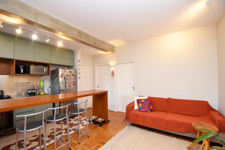 Sala de apartamento para alugar com 2 quartos, 51m² em Paraíso, São Paulo