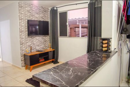 Cozinha de apartamento à venda com 2 quartos, 54m² em Setor Negrão de Lima, Goiânia