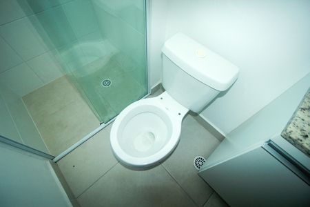 Studio para alugar com 38m², 1 quarto e 1 vaga Studio para alugar com 38m², 1 quarto e 1 vagaBanheiro