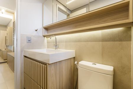 Apartamento para alugar com 53m², 1 quarto e 1 vaga Apartamento para alugar com 53m², 1 quarto e 1 vagaBanheiro da Suíte