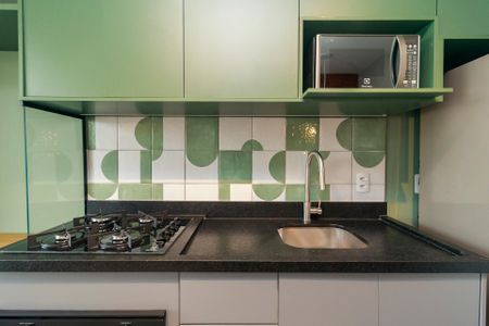 Sala - Cozinha de apartamento para alugar com 2 quartos, 36m² em Vila Cruzeiro, São Paulo