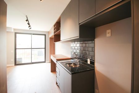 Studio para alugar com 24m², 1 quarto e sem vaga Studio para alugar com 24m², 1 quarto e sem vagaCozinha