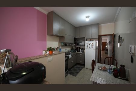 Cozinha de casa à venda com 3 quartos, 166m² em Campestre, Santo André
