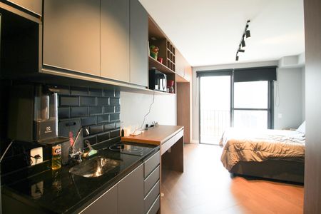 Studio para alugar com 24m², 1 quarto e sem vaga Studio para alugar com 24m², 1 quarto e sem vagaCozinha