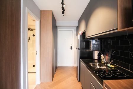 Studio para alugar com 24m², 1 quarto e sem vaga Studio para alugar com 24m², 1 quarto e sem vagaCozinha