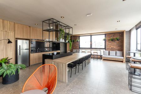 Studio para alugar com 37m², 1 quarto e sem vaga Studio para alugar com 37m², 1 quarto e sem vagaSalão de Festas