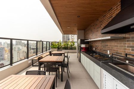 Studio para alugar com 37m², 1 quarto e sem vaga Studio para alugar com 37m², 1 quarto e sem vagaChurrasqueira