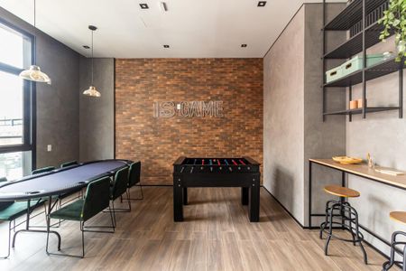 Studio para alugar com 37m², 1 quarto e sem vaga Studio para alugar com 37m², 1 quarto e sem vagaEspaço de Jogos