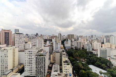 Vista de kitnet/studio para alugar com 1 quarto, 37m² em Vila Buarque, São Paulo