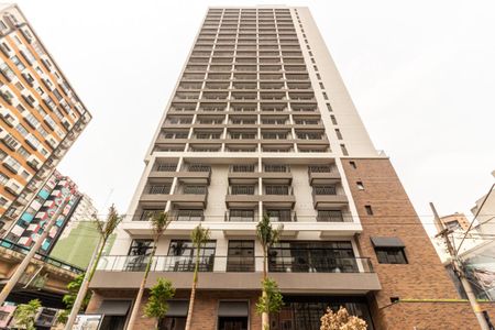 Studio para alugar com 37m², 1 quarto e sem vaga Studio para alugar com 37m², 1 quarto e sem vagaFachada