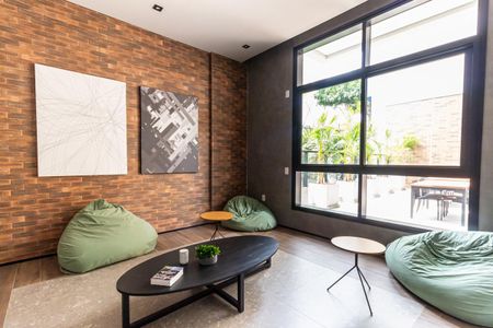 Studio para alugar com 37m², 1 quarto e sem vaga Studio para alugar com 37m², 1 quarto e sem vagaLounge