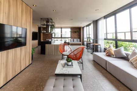 Studio para alugar com 37m², 1 quarto e sem vaga Studio para alugar com 37m², 1 quarto e sem vagaSalão de Festas
