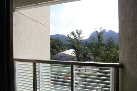 Sala - Varanda de apartamento para alugar com 1 quarto, 36m² em Jacarepaguá, Rio de Janeiro
