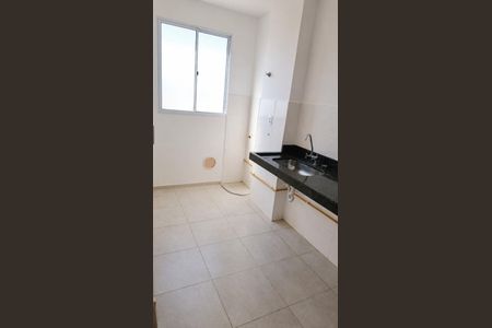 Cozinha de apartamento para alugar com 2 quartos, 43m² em Chácara São Pedro, Aparecida de Goiânia