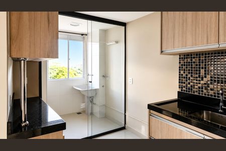 Cozinha de apartamento à venda com 2 quartos, 45m² em Vila Marieta, Campinas