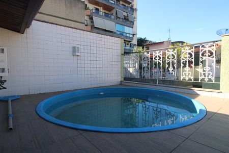 Terraço - Piscina de casa de condomínio à venda com 3 quartos, 181m² em Jacarepaguá, Rio de Janeiro