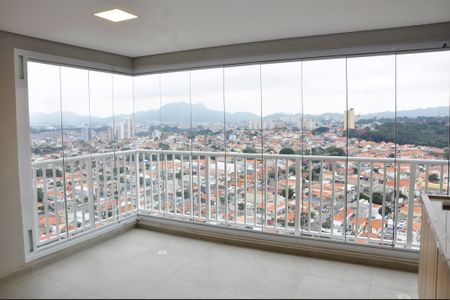 Varanda da Sala de apartamento para alugar com 2 quartos, 70m² em Parque Sao Domingos, São Paulo
