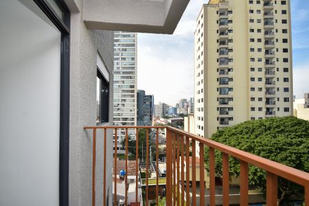 varanda Sala de kitnet/studio à venda com 1 quarto, 28m² em Pinheiros, São Paulo