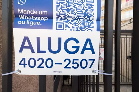 Apartamento para alugar com 39m², 2 quartos e sem vaga Apartamento para alugar com 39m², 2 quartos e sem vagaPlaca instalada