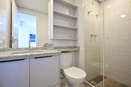 Banheiro Suíte  de apartamento para alugar com 1 quarto, 27m² em Vila Sonia, São Paulo