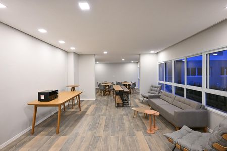 Apartamento para alugar com 27m², 1 quarto e sem vagaSalão de Festa