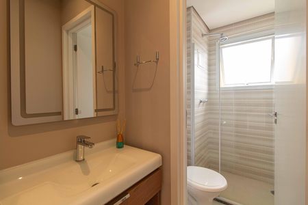 Studio para alugar com 40m², 1 quarto e 1 vaga Studio para alugar com 40m², 1 quarto e 1 vagaBanheiro
