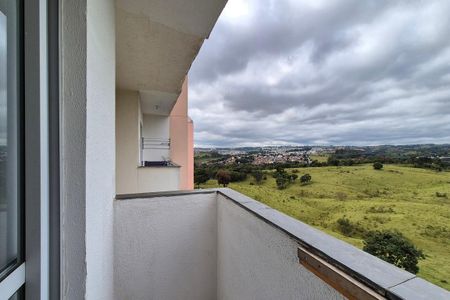 Varanda da Sala  de apartamento para alugar com 2 quartos, 57m² em Parque das Camelias, Campinas