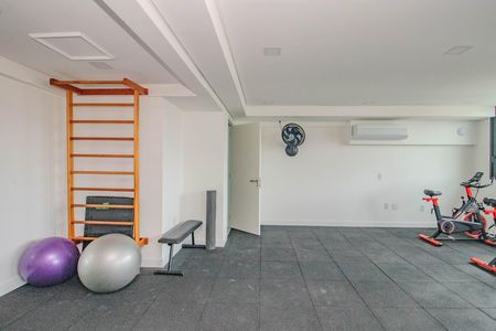Studio para alugar com 42m², 1 quarto e 2 vagas Studio para alugar com 42m², 1 quarto e 2 vagasÁrea comum - Academia