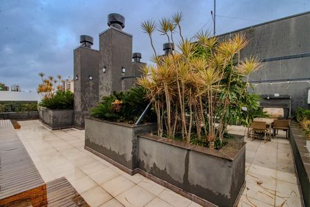 Studio para alugar com 42m², 1 quarto e 2 vagas Studio para alugar com 42m², 1 quarto e 2 vagasTerraço