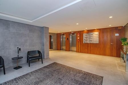 Studio para alugar com 42m², 1 quarto e 2 vagas Studio para alugar com 42m², 1 quarto e 2 vagasHall de entrada