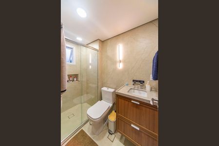 Apartamento à venda com 90m², 3 quartos e 2 vagasBanheiro do Closet do Quarto 2