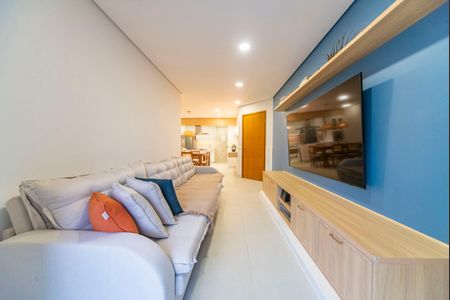 Sala de apartamento à venda com 3 quartos, 90m² em Jardim Bela Vista, Santo André