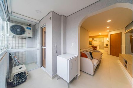 Varanda da Sala de apartamento à venda com 3 quartos, 90m² em Jardim Bela Vista, Santo André