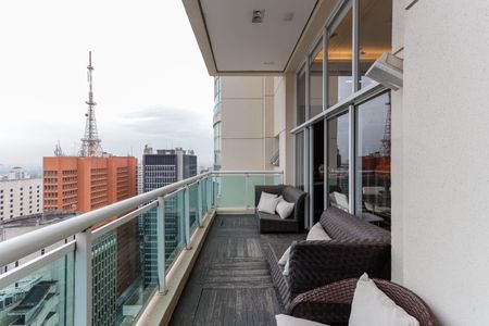 Varanda de apartamento para alugar com 2 quartos, 128m² em Cerqueira César, São Paulo