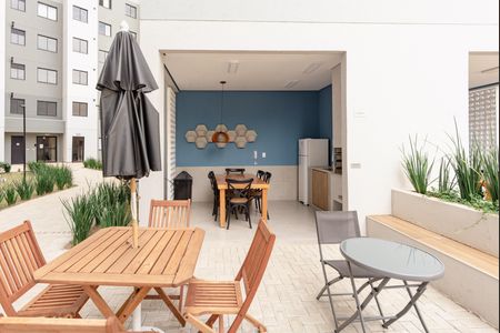 Apartamento para alugar com 44m², 1 quarto e 1 vaga Apartamento para alugar com 44m², 1 quarto e 1 vagaÁrea comum - Churrasqueira