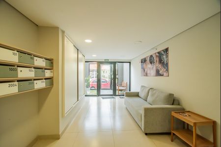 Studio à venda com 34m², 1 quarto e sem vaga Studio à venda com 34m², 1 quarto e sem vagaHall social