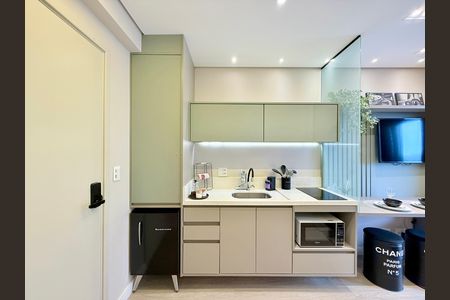 Studio à venda com 22m², 1 quarto e sem vagaCozinha 