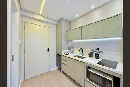Studio à venda com 22m², 1 quarto e sem vagaCozinha 